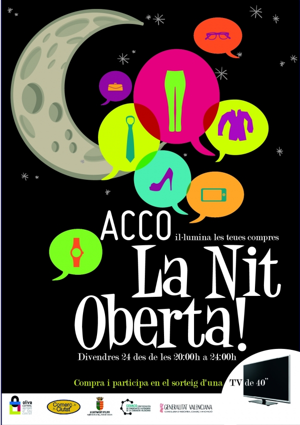 La ciudad de Oliva celebra hoy la ‘Noche Abierta’