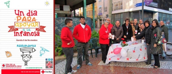 Cruz Roja Gandia celebrará el ‘Día de la Banderita’ el sábado 8 de noviembre