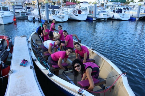El equipo de Remo Cia Gandia participa en la segunda regata de liga SUMA