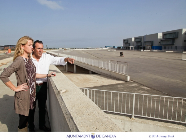 El Alcalde de Gandia visita las obras del hospital comarcal