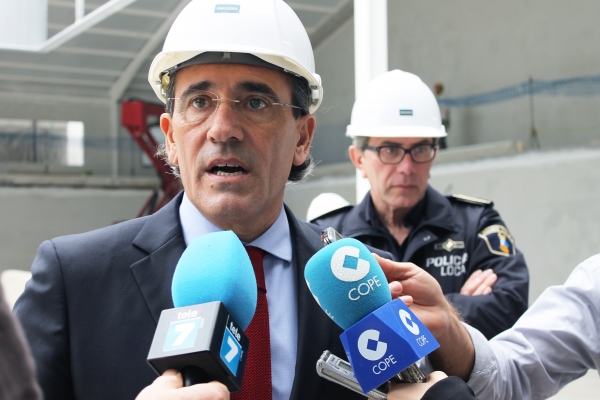 Avanzan a buen ritmo las obras de la nueva Central de Policía Local de Gandia