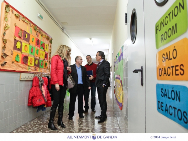 El colegio Cervantes de Gandia será remodelado en febrero