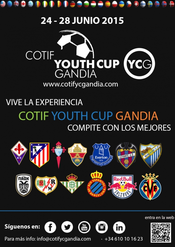 Gandia abre el plazo de inscripción para el torneo ‘Cotif Youth Cup 2015’