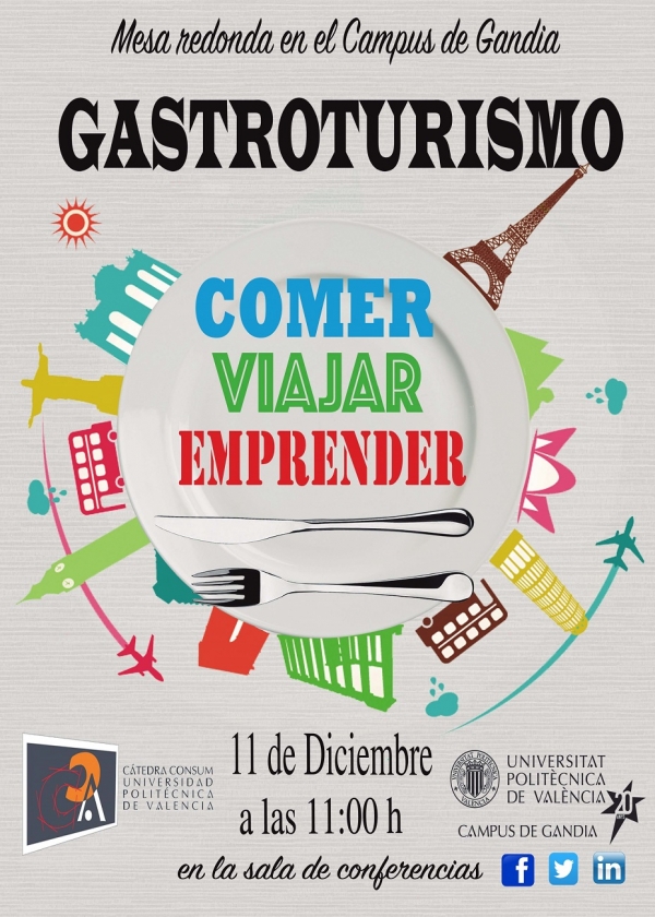 El Campus de Gandia presenta una jornada sobre comida y viajes