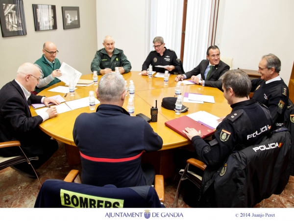 Dispositivo especial de seguridad para Navidad en Gandia