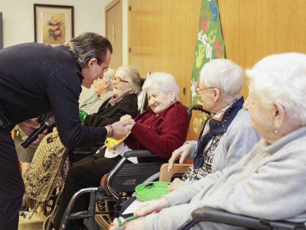 El PP de Gandia visita las residencias de mayores de la ciudad