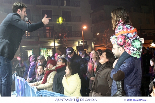 La plaza del Prado de Gandia da la bienvenida al 2015