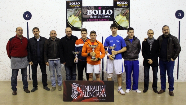 El pelotari Pablo de Barxeta queda campeón Individual sub-18 de Raspall