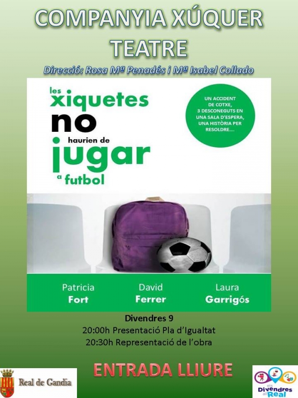 El ayuntamiento del Real de Gandia organiza los ‘Viernes de Igualdad’
