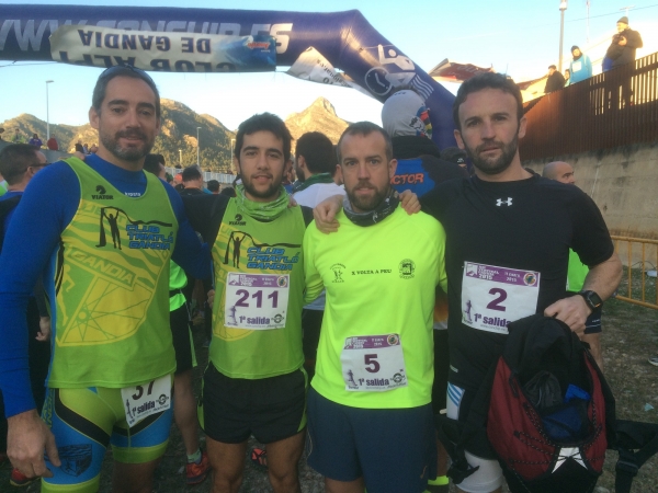 Buena participación de los atletas de Gandia en el KM vertical 2015