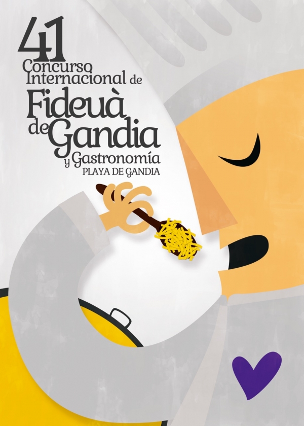 Gandia ya tiene cartel para anunciar el concurso de Fideuà 2015