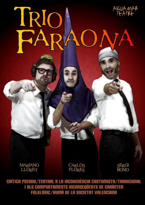 Gandia acoge el estreno de Trio Faraona en el Teatro Serrano