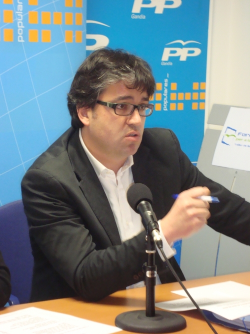 El concejal del PP de Gandia Guillermo Barber, designado miembro del Comité de Campaña Provincial