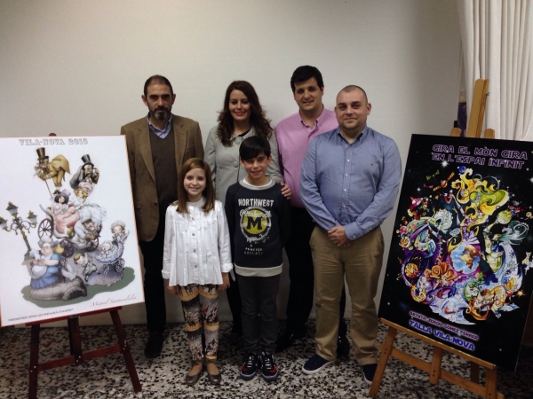 La Falla Vilanova de Gandia presenta sus monumentos 2015 