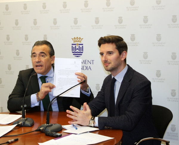 El Gobierno de Gandia presenta toda la documentación del crucero de los Borja