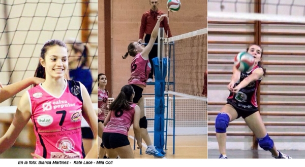 Tres jugadoras del cadete Carns El Corral de Gandia convocadas en la selección valenciana de Voley