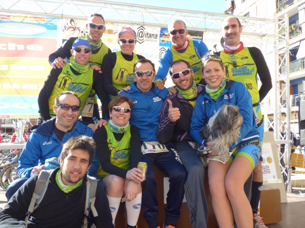 El equipo femenino del Club Triatló Gandia queda segundo por equipos