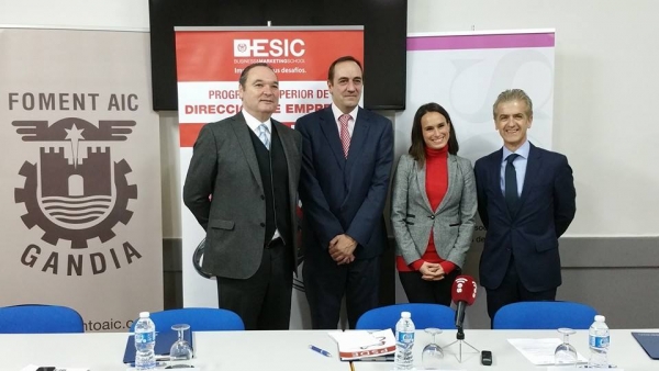 FAES y Fomento firman un acuerdo con ESIC para abrir una oficina en Gandia