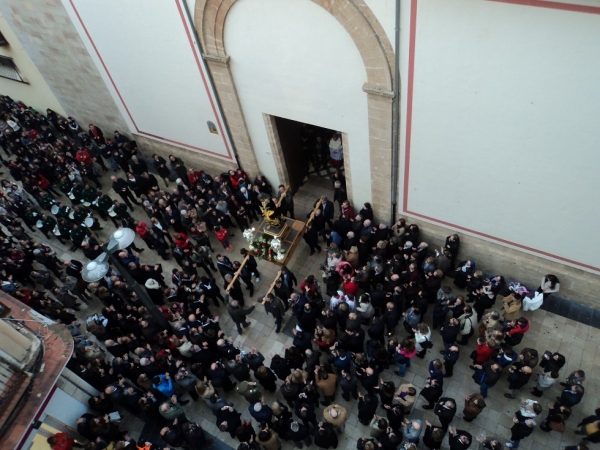 La Colegiata de Gandia acoge al Cristo de Medinaceli hasta el domingo