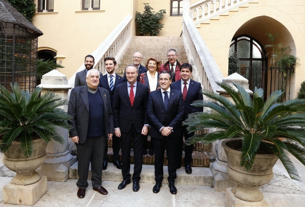 Gandia recibe la visita de los Consellers