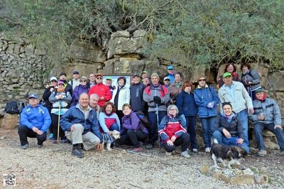 Amics de la Natura de Marxuquera realiza una ruta senderista en Gata de Gorgos