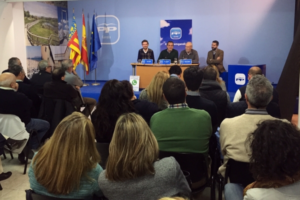 El PP de Gandia constituye el Comité Electoral para las elecciones municipales de mayo