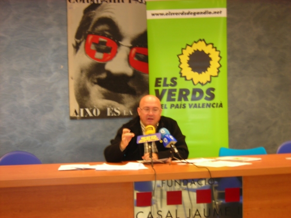 Los Verdes de Gandia se presentan en solitario a las elecciones municipales 