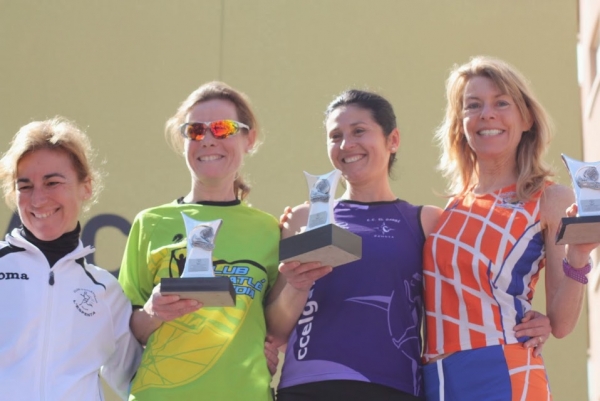 La atleta de Gandia Inma Jarillo, queda segunda en Veteranas B