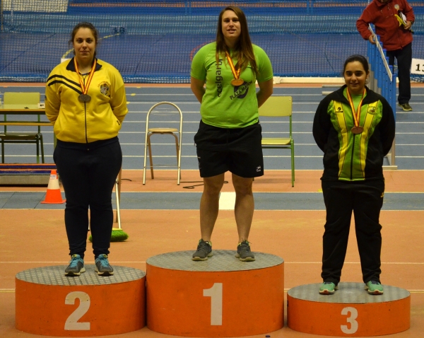 La atleta de Gandia Judit Prats queda campeona de España Junior en lanzamiento de peso