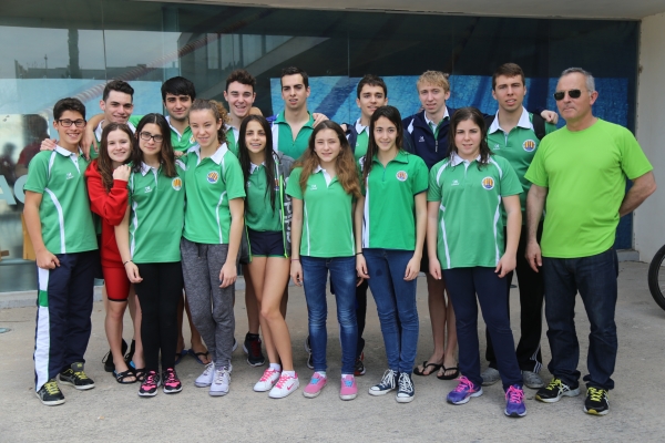 Los nadadores de Gandia logran 4 medallas en el autonómico de invierno Infantil y Junior