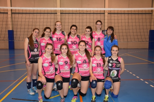 El equipo juvenil de Voley Carns El Corral de Gandia se clasifica para cuartos de final