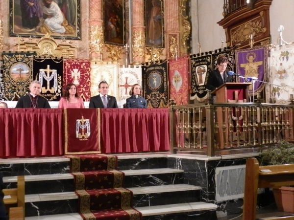 Gandia celebró su pregón de la Semana Santa 2015