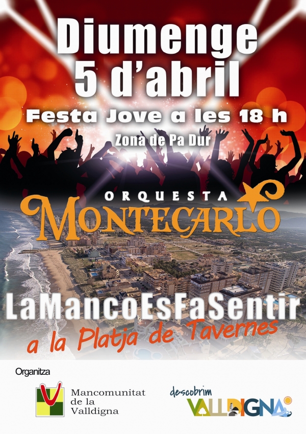 Tavernes de la Valldigna acoge un concierto de la Montecarlo