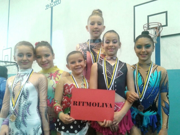 Fantásticos resultados de las gimnastas del Club de Gimnasia Ritmica 'Ritmoliva'