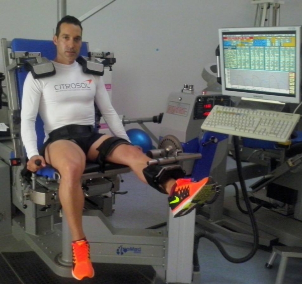 El atleta gandiense Luis Miguel Sabater, sigue lesionado tras la disputa del Campeonato de Europa de Polonia