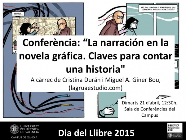 El Campus de Gandia de la UPV alberga una conferencia sobre narrativa mediante el comic 