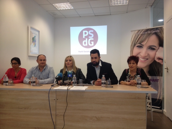 El Partit Social de Gandia presenta oficialmente su candidatura