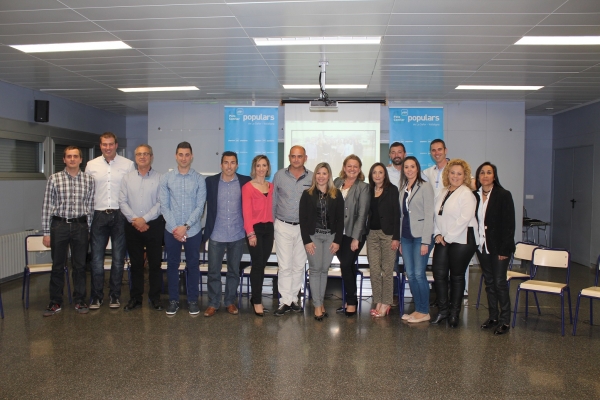 El PP del Real de Gandia presenta una joven lista electoral