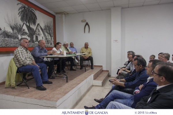 El Gobierno de Gandia defiende los intereses de los marjaleros en el Plan Especial de Usos