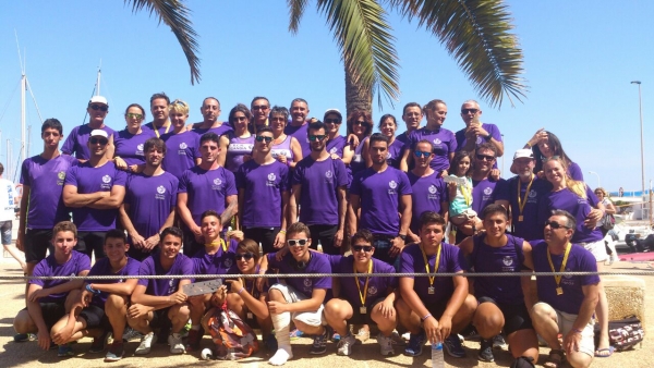 Los cadetes del equipo de remo del RCN Gandia se proclaman campeones de la Liga Suma