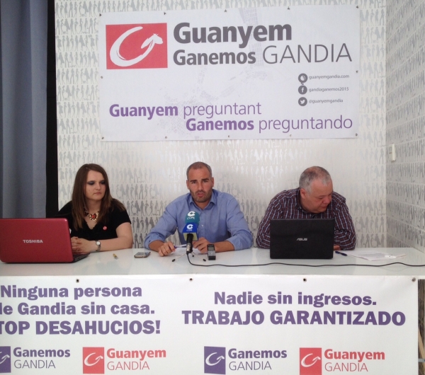 La formación Guanyem Gandia hace públicos sus gastos de precampaña electoral