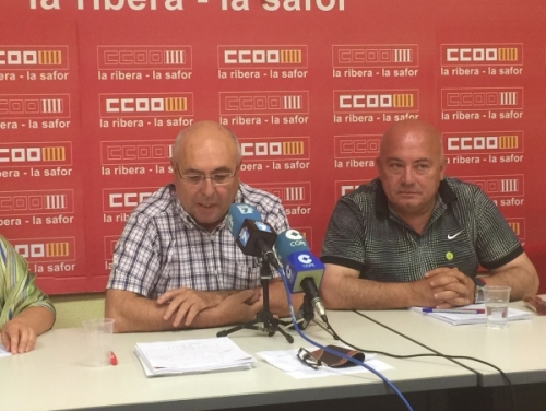 Los Verdes de Gandia se reúnen con CCOO para tratar la grave situación del empleo en La Safor