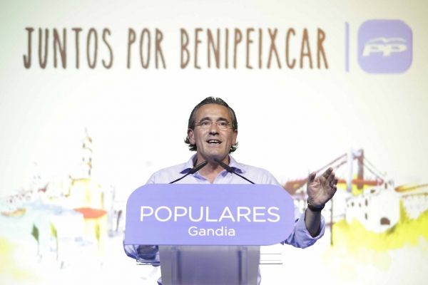 El PP de Gandia celebra una cena mitin en Benipeixcar