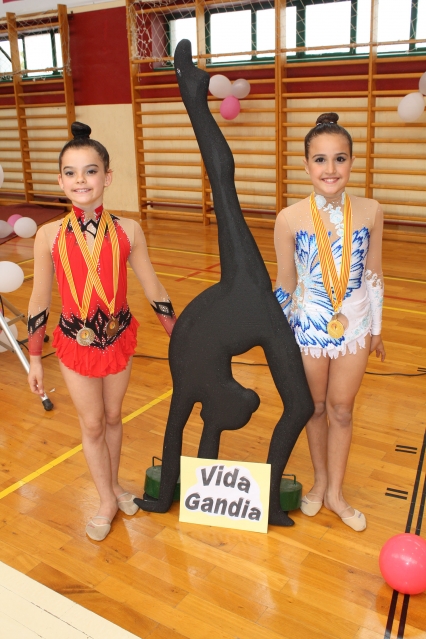 Aisha Merí es la primera gimnasta gandiense que consigue participar en un Absoluto de gimnasia Rítmica
