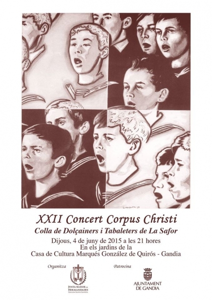 La Semana Santa de Gandia organiza su concierto del Corpus