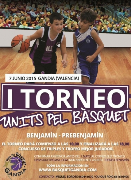 Fiesta del baloncesto para los más pequeños en Gandia