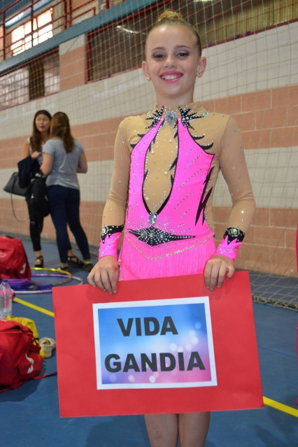 La gimnasta gandiense Jashia Borja se proclama campeona provincial de su categoría