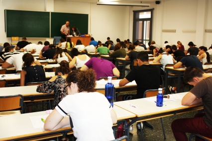 600 alumnos se examinan de las pruebas de selectividad en el Campus de Gandia