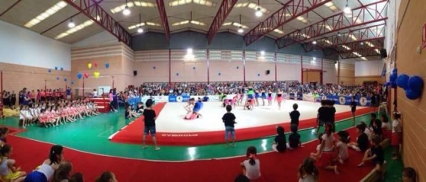 El equipo de Gimnasia Artística Educasport ofrece una exhibición de Fin de Curso