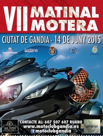 Gandia acoge la cuarta Matinal Motera